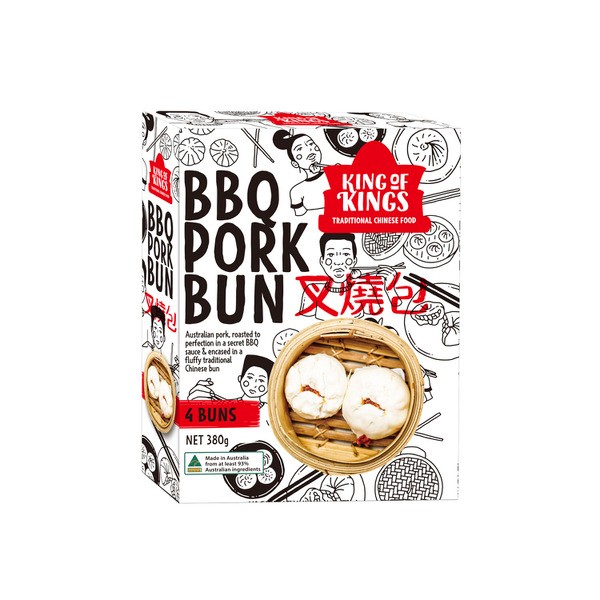 King Of Kings Roasted BBQ Pork Bun | 380g