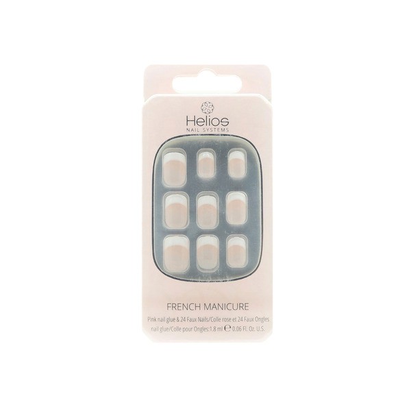 Helios French Nail  Short Beige | 24 pack