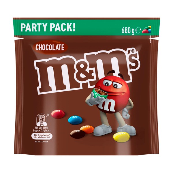 M&Ms Milk Chocolate Snack & Share Party Bag | 680g