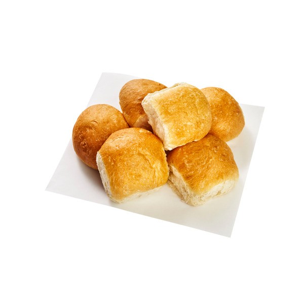 Coles Bakery Super Soft Round Rolls | 6 pack