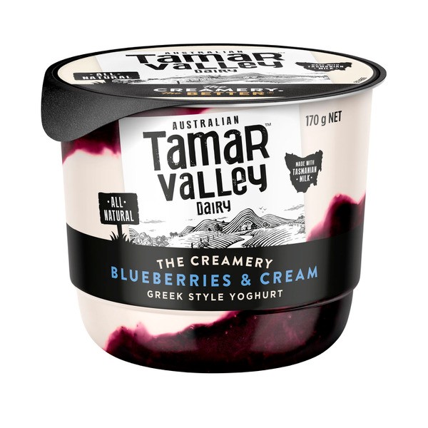 Tamar Valley The Creamery Yoghurt Blueberries & Cream | 170g