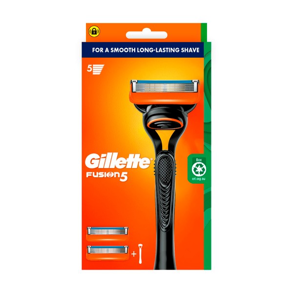 Gillette Fusion Razor Handle +2 Blade | 1 pack