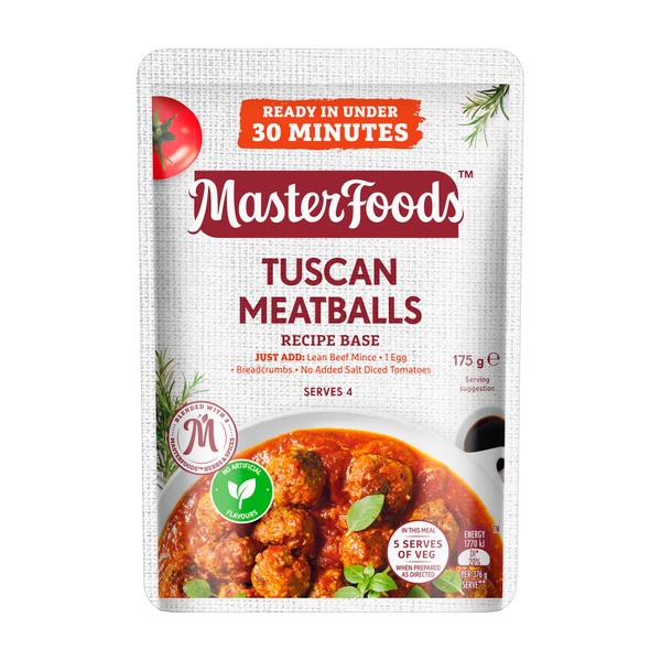 MasterFoods Tuscan Meatballs Recipe Base | 175g