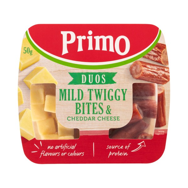 Primo Duos Mild Twiggy Bites And Cheese | 50g