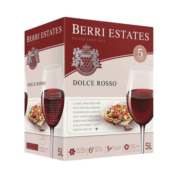 Berri Dolce Rosso Cask 5L | 1 Each
