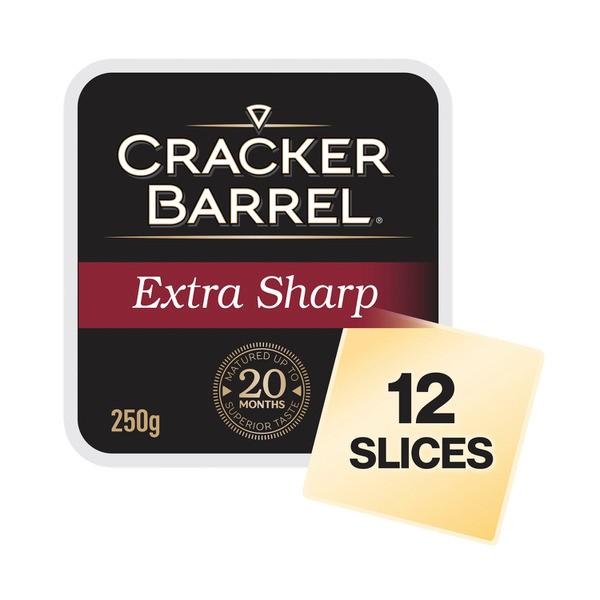 Cracker Barrel Extra Sharp Cheese Slices | 250g