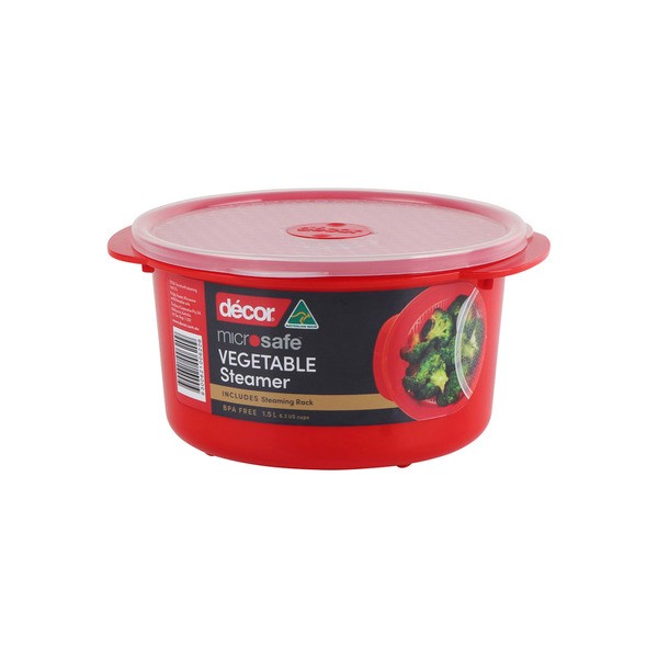 Decor Microsafe Vegetable Steamer 1.5L | 1 each