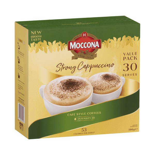 Moccona Cafe Classics Strong Cappuccino Sachets | 30 pack