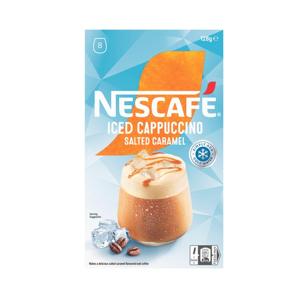 Nescafe Iced Salted Caramel Coffee Sachets | 8 pack