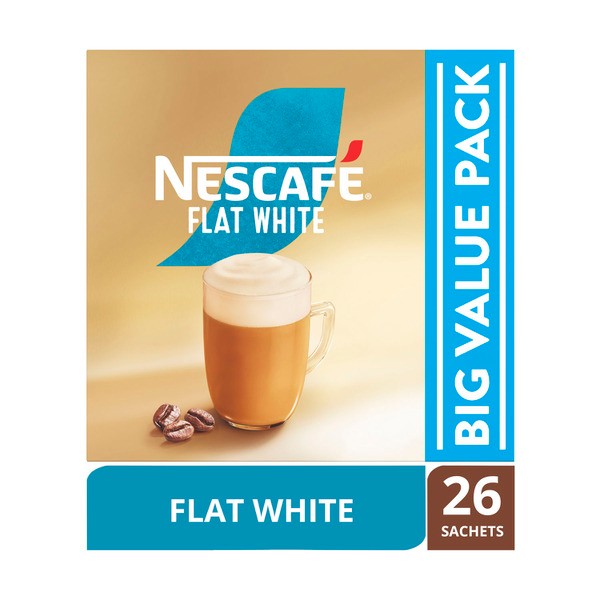 Nescafe Flat White Coffee Sachets | 26 pack