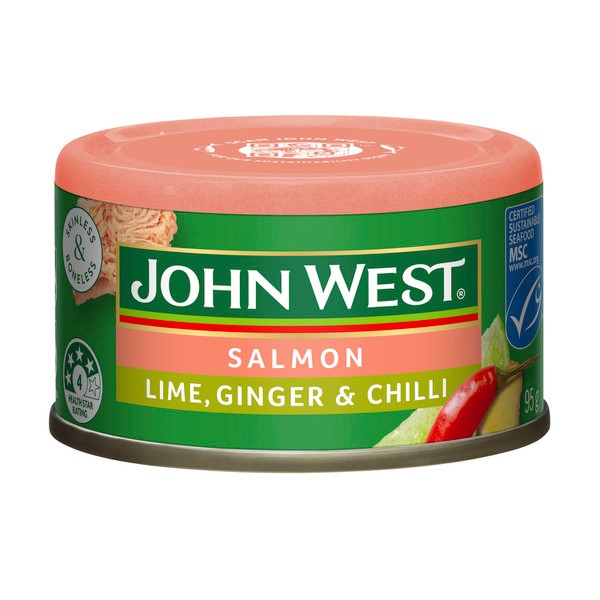 John West Salmon Tempters Lime- Chilli & Ginger | 95g