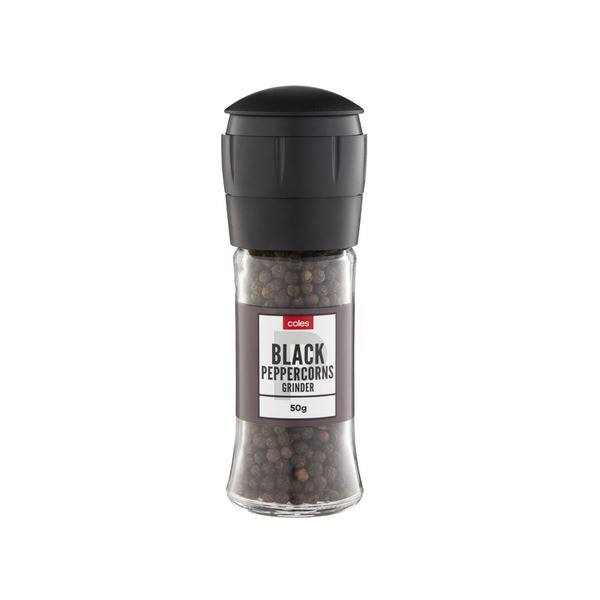 Coles Whole Black Pepper Grinder | 50g