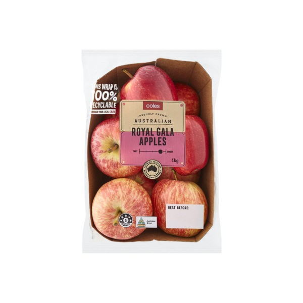 Coles Royal Gala Apples 1Kg | 1 each