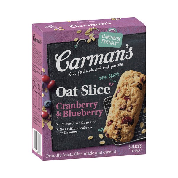 Carmans Oat Slices Berry 5 Pack | 175g