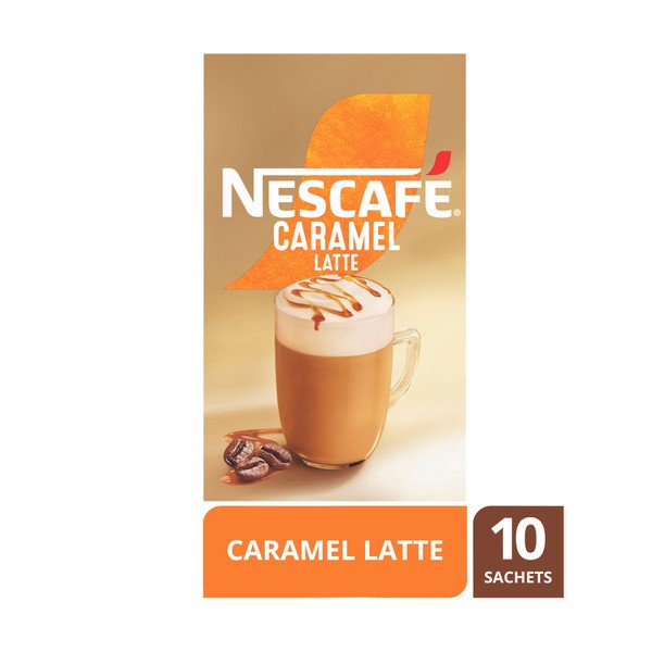 Nescafe Caramel Latte Coffee Sachets | 10 pack