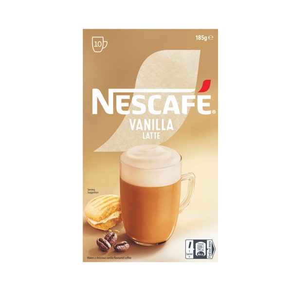 Nescafe Vanilla Latte Coffee Sachets | 10 pack