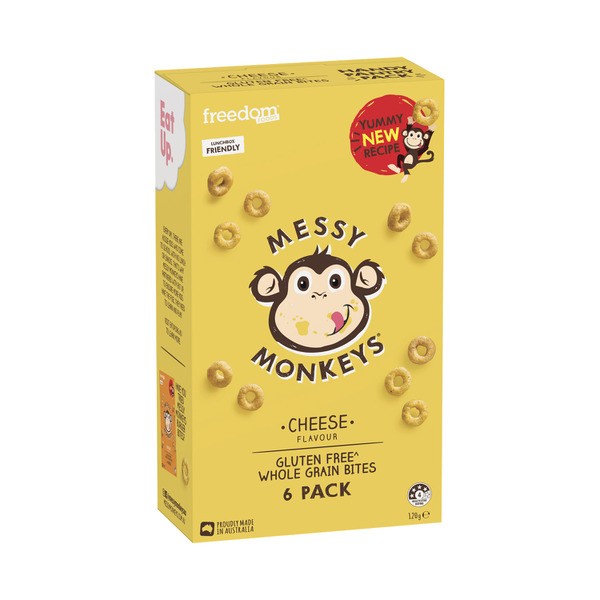 Messy Monkeys Bites Cheese 6X20g | 120g