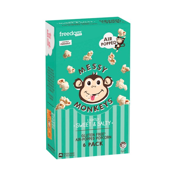Messy Monkeys Popcorn Sweet & Salty 6X13g | 78g