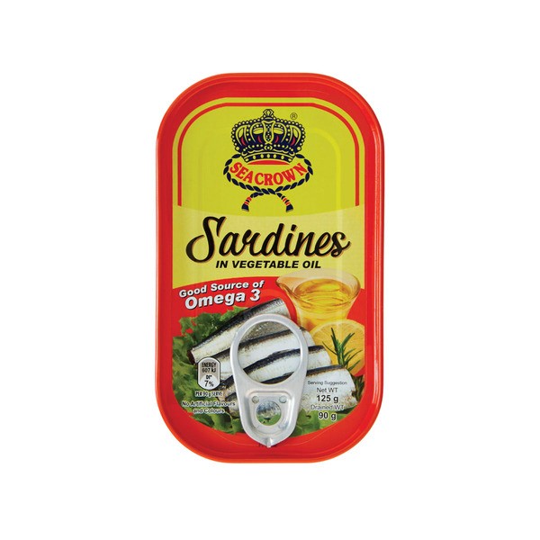 Seacrown Sardines In Vegetable Oil | 125g