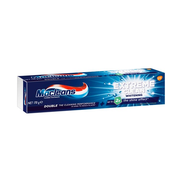 Macleans Extreme Clean Whitening Fluoride Toothpaste | 170g