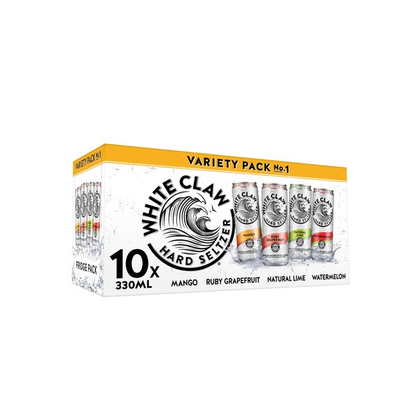 White Claw Variety Can 330mL | 10 Pack