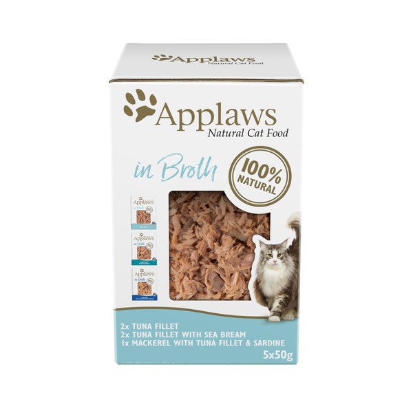 Applaws Fish Selection In Broth Cat Food Pouch | 5 pack