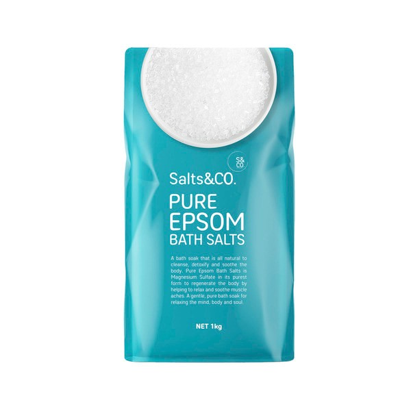 Salts & Co Pure Epsom Bath Salts | 1kg