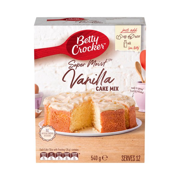 Betty Crocker Vanilla Cake Mix | 540g