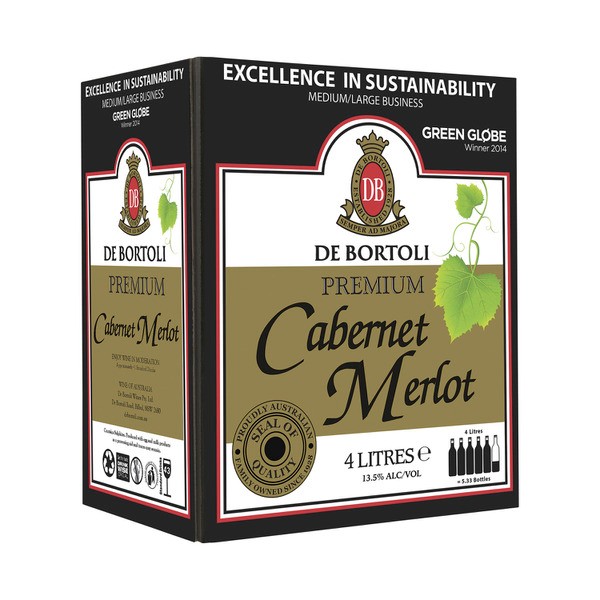 De Bortoli Premium Cabernet Merlot Cask 4 Litre | 1 Each