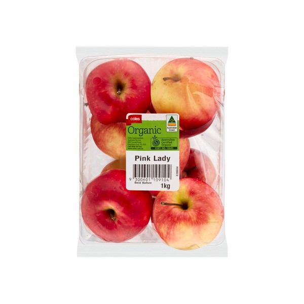 Coles Organic Pink Lady Apple | 1kg