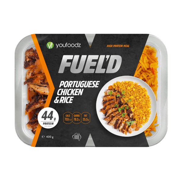 Youfoodz Fueld Portuguese Chicken & Rice | 430g