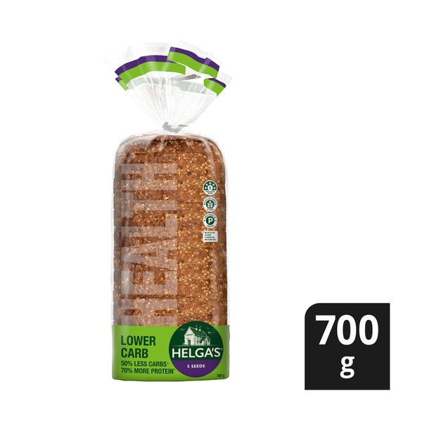 Helgas 50% Lower Carb 5 Seeds Loaf | 700g
