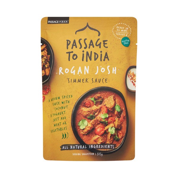 Passage Foods Passage To India Rogan Josh Simmer Sauce Pouch | 375g