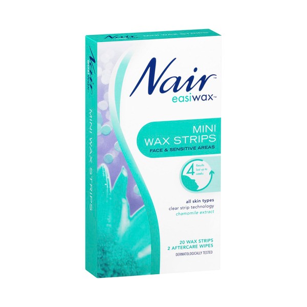 Nair Easiwax Mini Reusable Wax Strips | 20 pack