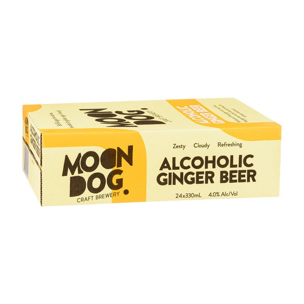 Moon Dog Ginger Beer Can 330mL | 24 Pack