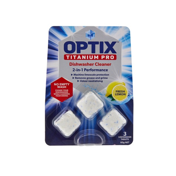 Optix Dishwasher Cleaning Pods | 3 pack