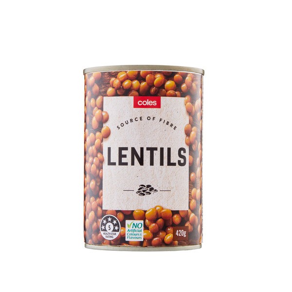 Coles Lentils Beans | 420g