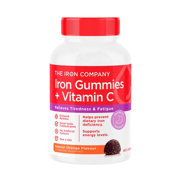 The Iron Co Gummies + Vitamin C | 30 pack