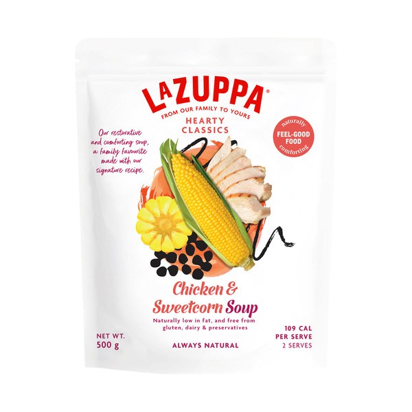 La Zuppa Pouch Chicken & Sweetcorn Soup | 500g