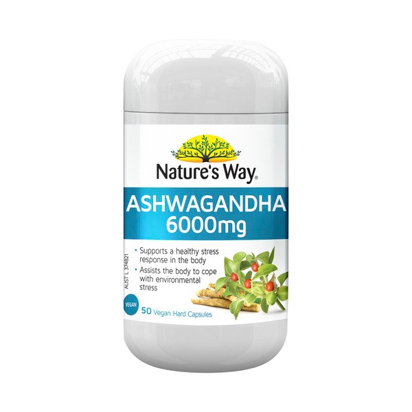 Nature's Way Ashwagandha Tablets | 50 pack