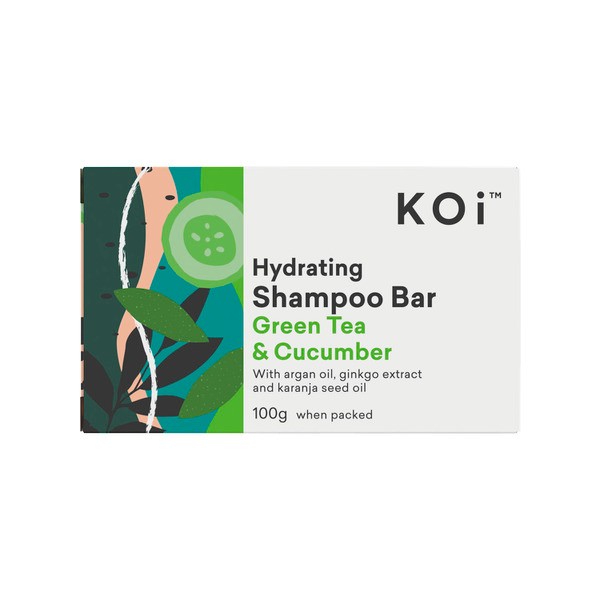 KOi Green Tea & Cucumber Shampoo Bar | 100g