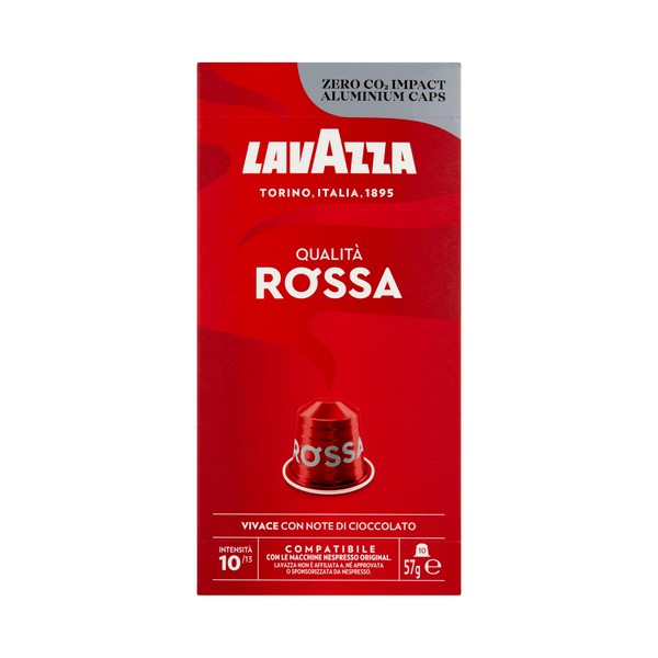 Lavazza Qualita Rossa Nespresso Compatible Coffee Pods | 10 pack