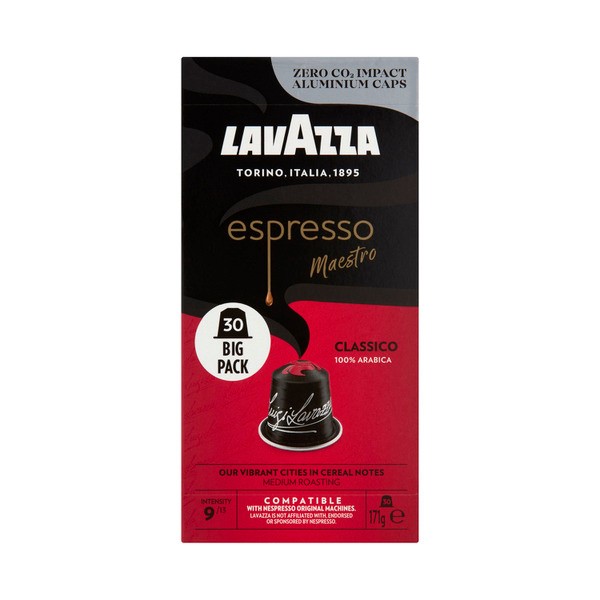 Lavazza Espresso Classico Nespresso Compatible Coffee Pods | 30 pack