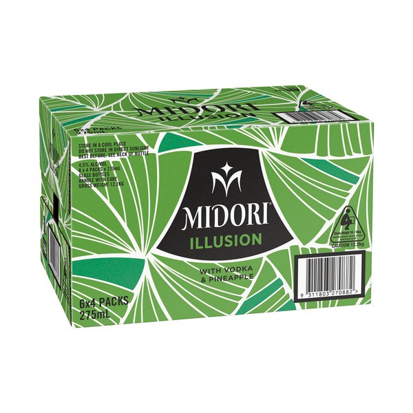 Midori Illusion Bottle 275mL | 24 Pack