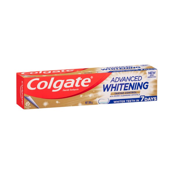 Colgate Advanced Whitening & Tartar Toothpaste  | 200g