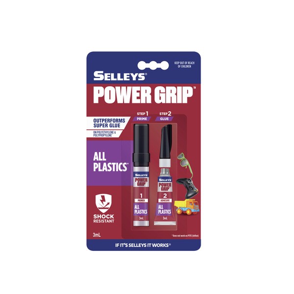Selleys Power Grip Plastics Glue | 3g