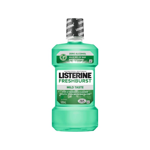 Listerine Freshburst Zero Mouthwash | 500mL