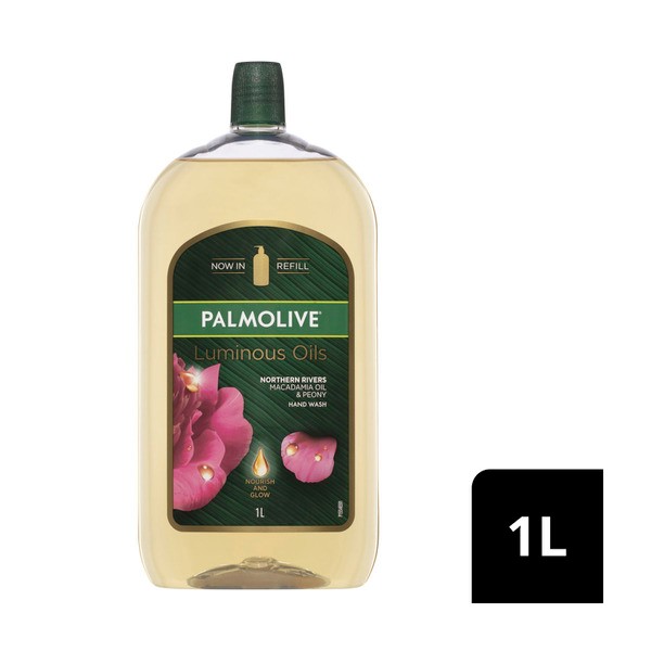 Palmolive Hand Wash Luminous Oil Macadamia & Peony Refill | 1L