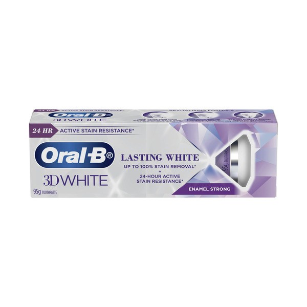 Oral B 3D White Lasting White Enamel Strong Toothpaste | 95g