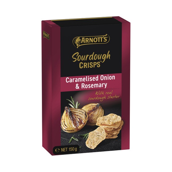 Arnotts Sourdough Crackers Caramelised Onion & Rosemary | 150g